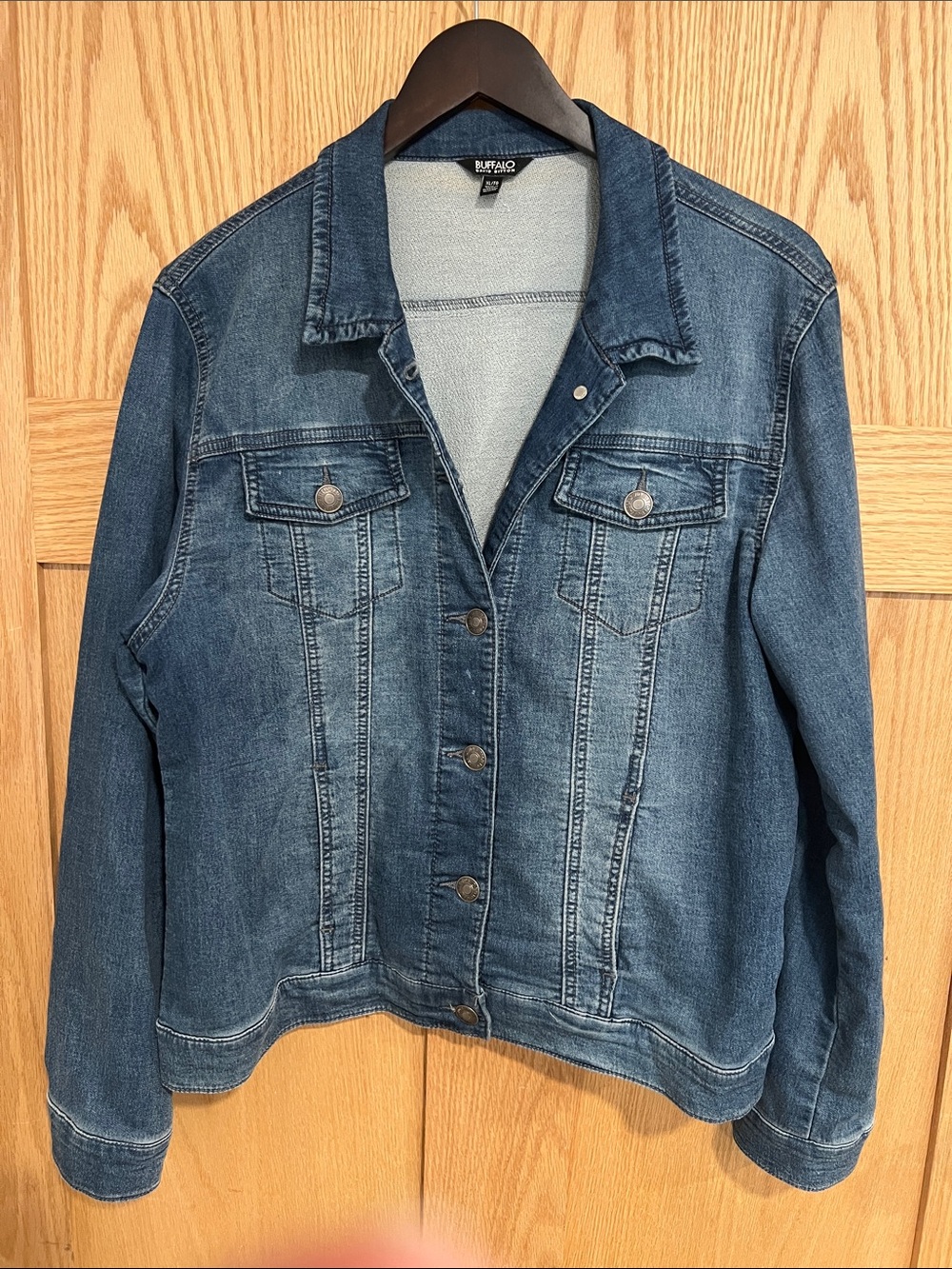 Buffalo David Bitton Medium Blue Denim Trucker Jacket